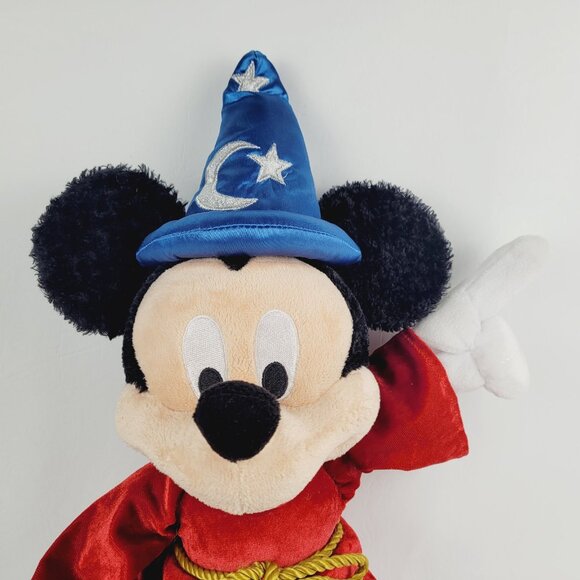Disney Mickey Mouse Sorcerer's Apprentice Wizard 19" Plush Hat - Picture 3 of 7